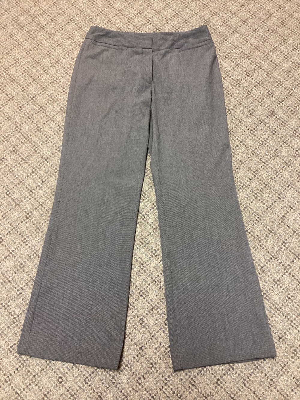 Rafaella Black White Textured Plaid Straight Leg Dress Pants Size 6